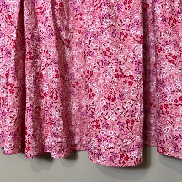 NWT Terra & Sky Cotton Smock Button Front Floral Peasant Dress Size 2X - Picture 11 of 12